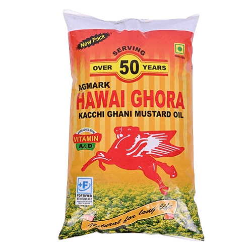 Hawai Ghora Mustard Oil Pouch